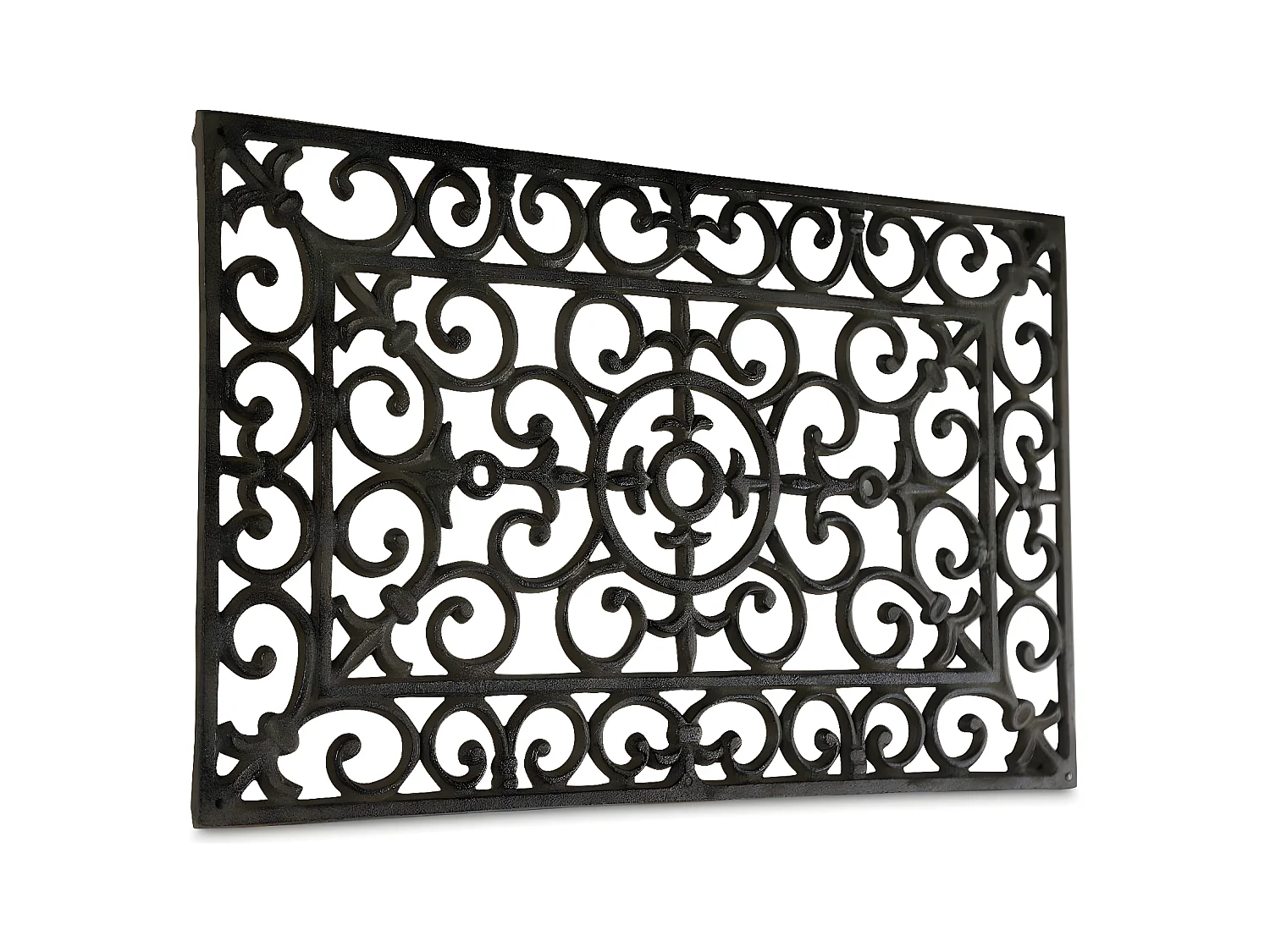Paillasson rectangulaire fonte Fonte Marron - Décoration d'Autrefois