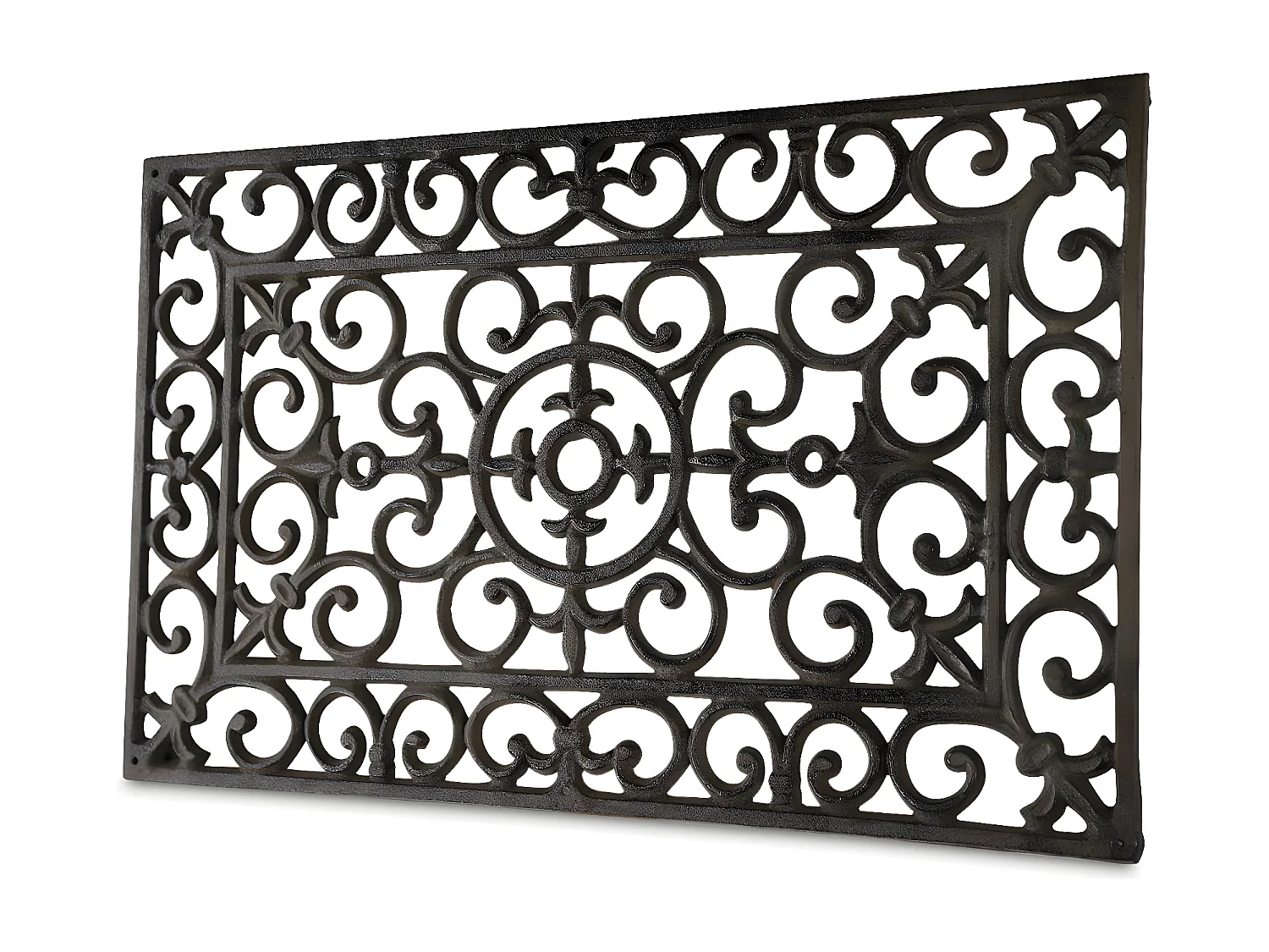 Paillasson rectangulaire fonte Fonte Marron - Décoration d'Autrefois