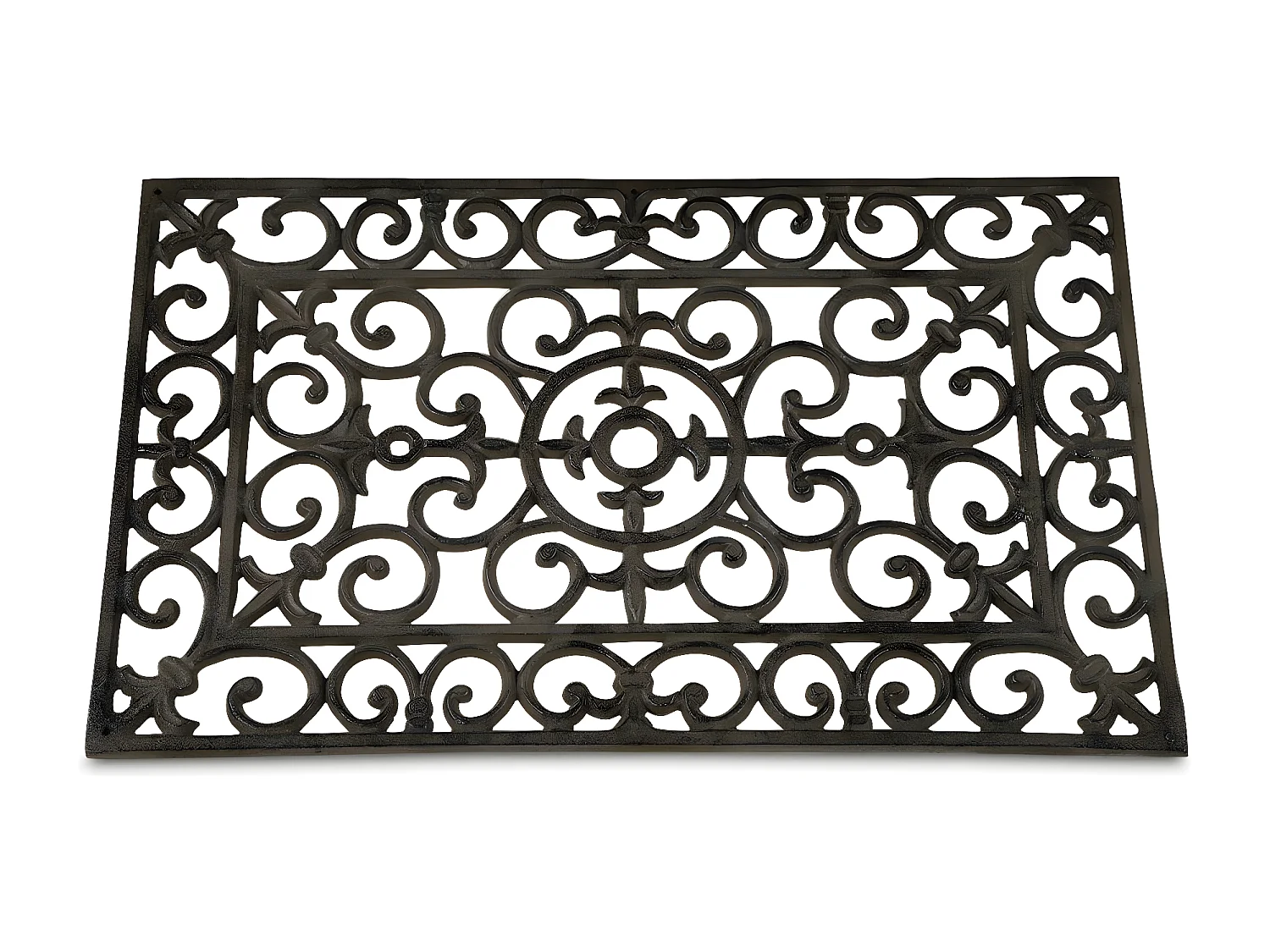 Paillasson rectangulaire fonte Fonte Marron - Décoration d'Autrefois