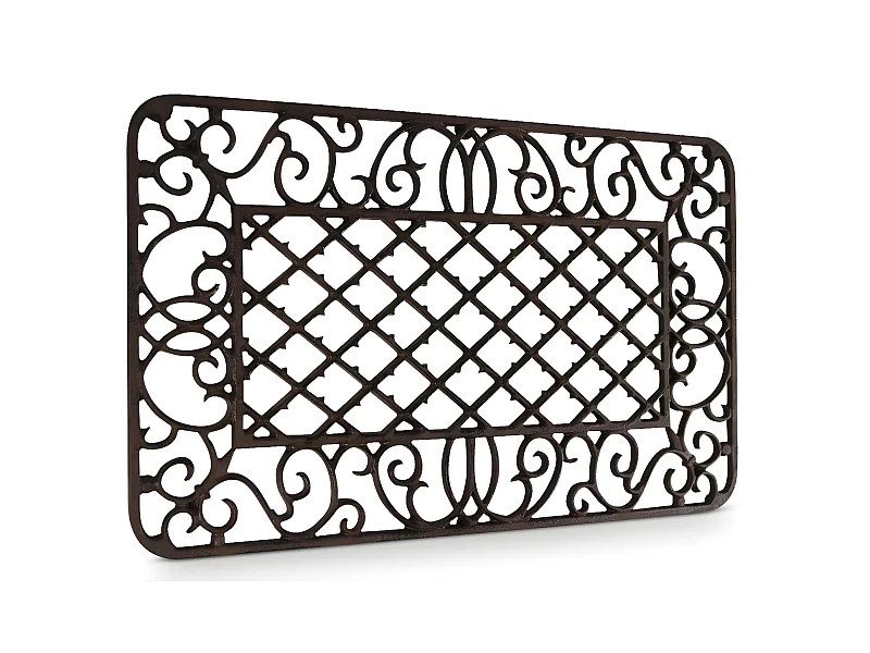 Paillasson rectangulaire fonte Fonte Marron - Décoration d'Autrefois