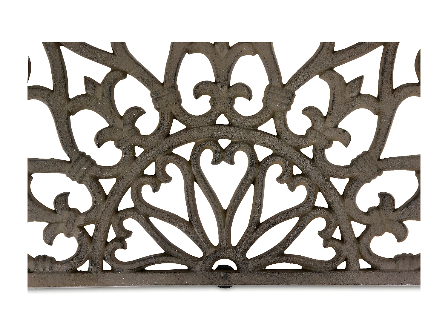 Paillasson demi lune fonte Fonte Marron - Décoration d'Autrefois