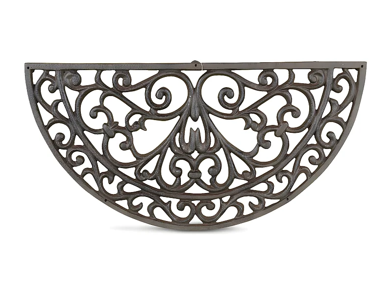 Paillasson demi lune fonte Fonte Marron - Décoration d'Autrefois