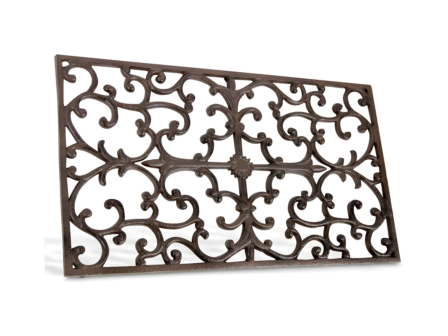 Paillasson rectangulaire fonte Fonte Marron - Décoration d'Autrefois