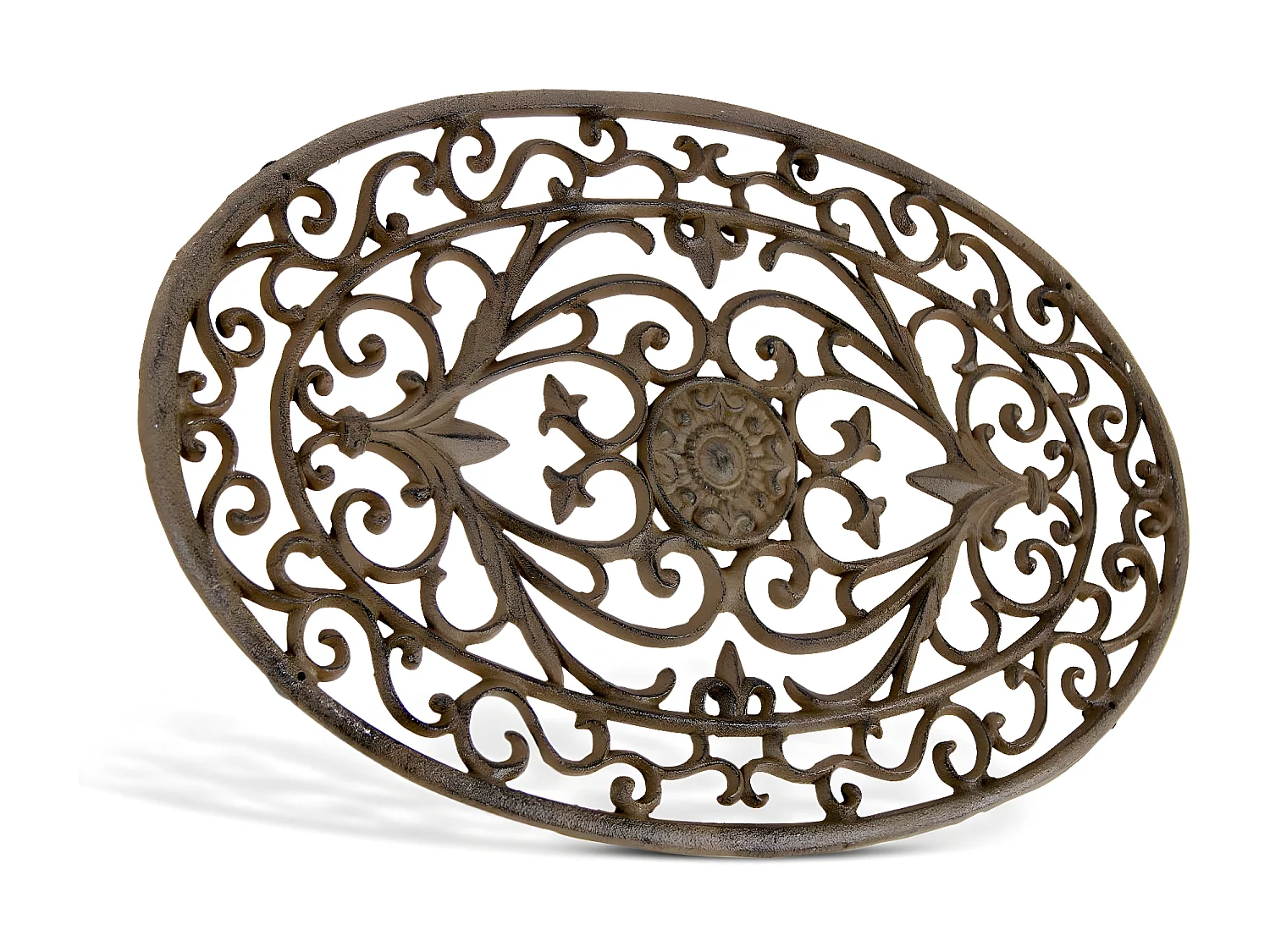 Paillasson lune fonte Fonte Marron - Décoration d'Autrefois