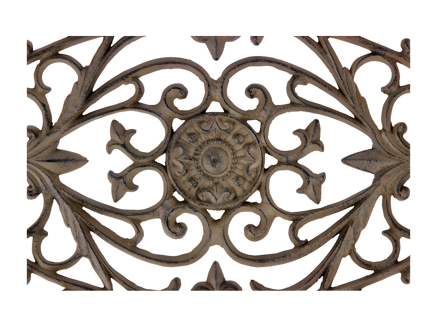 Paillasson lune fonte Fonte Marron - Décoration d'Autrefois