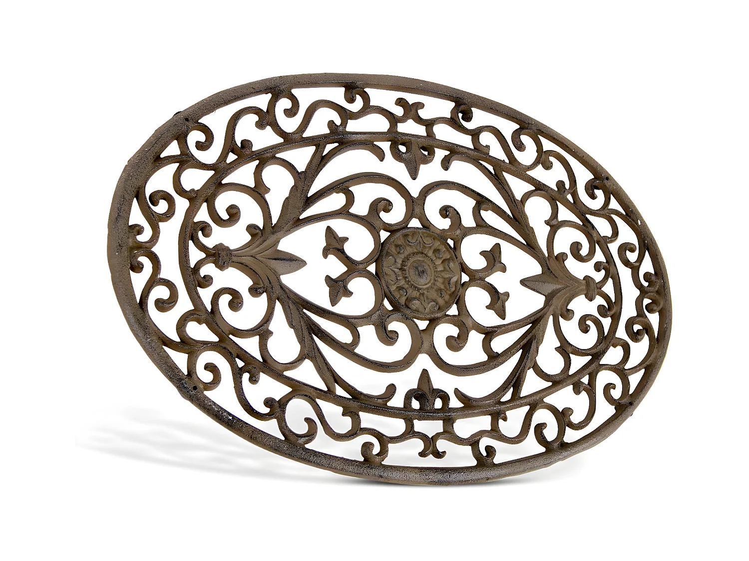 Paillasson lune fonte Fonte Marron - Décoration d'Autrefois