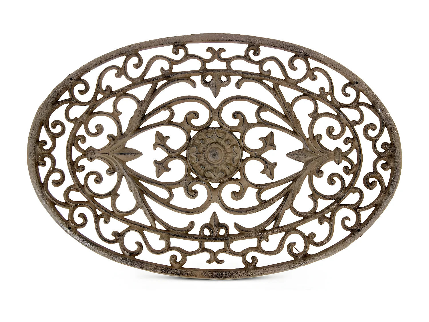 Paillasson lune fonte Fonte Marron - Décoration d'Autrefois