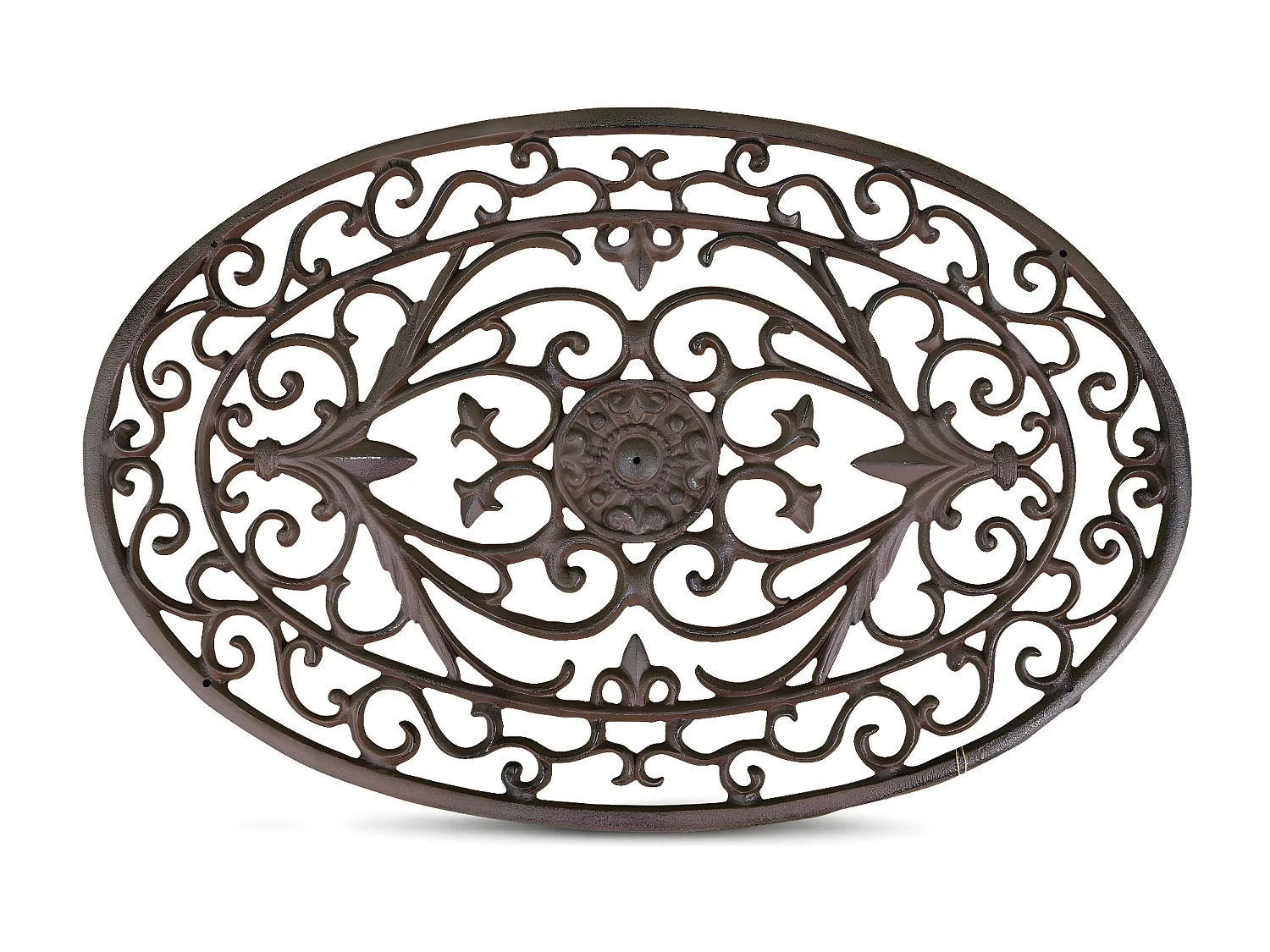 Paillasson lune fonte Fonte Marron - Décoration d'Autrefois