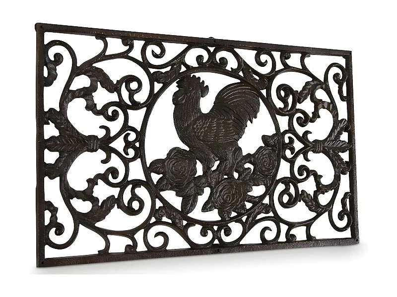 Paillasson rectangulaire fonte Fonte Marron - Décoration d'Autrefois