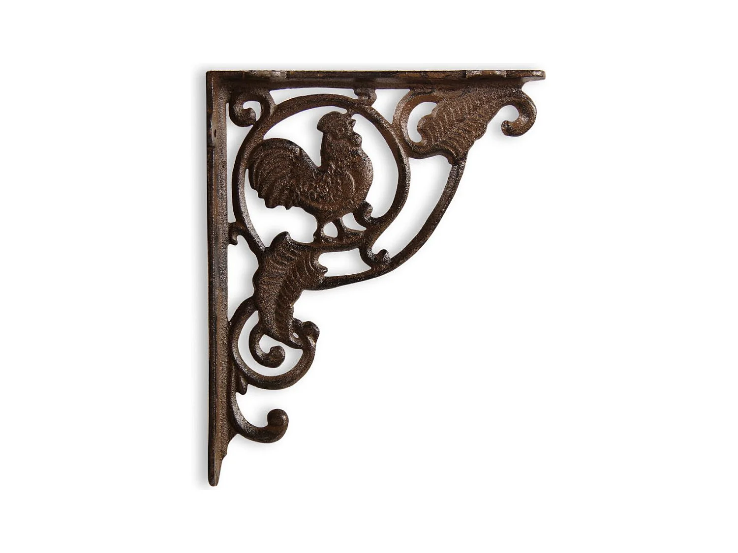 Crédence coq fonte Fonte Marron - Décoration d'Autrefois