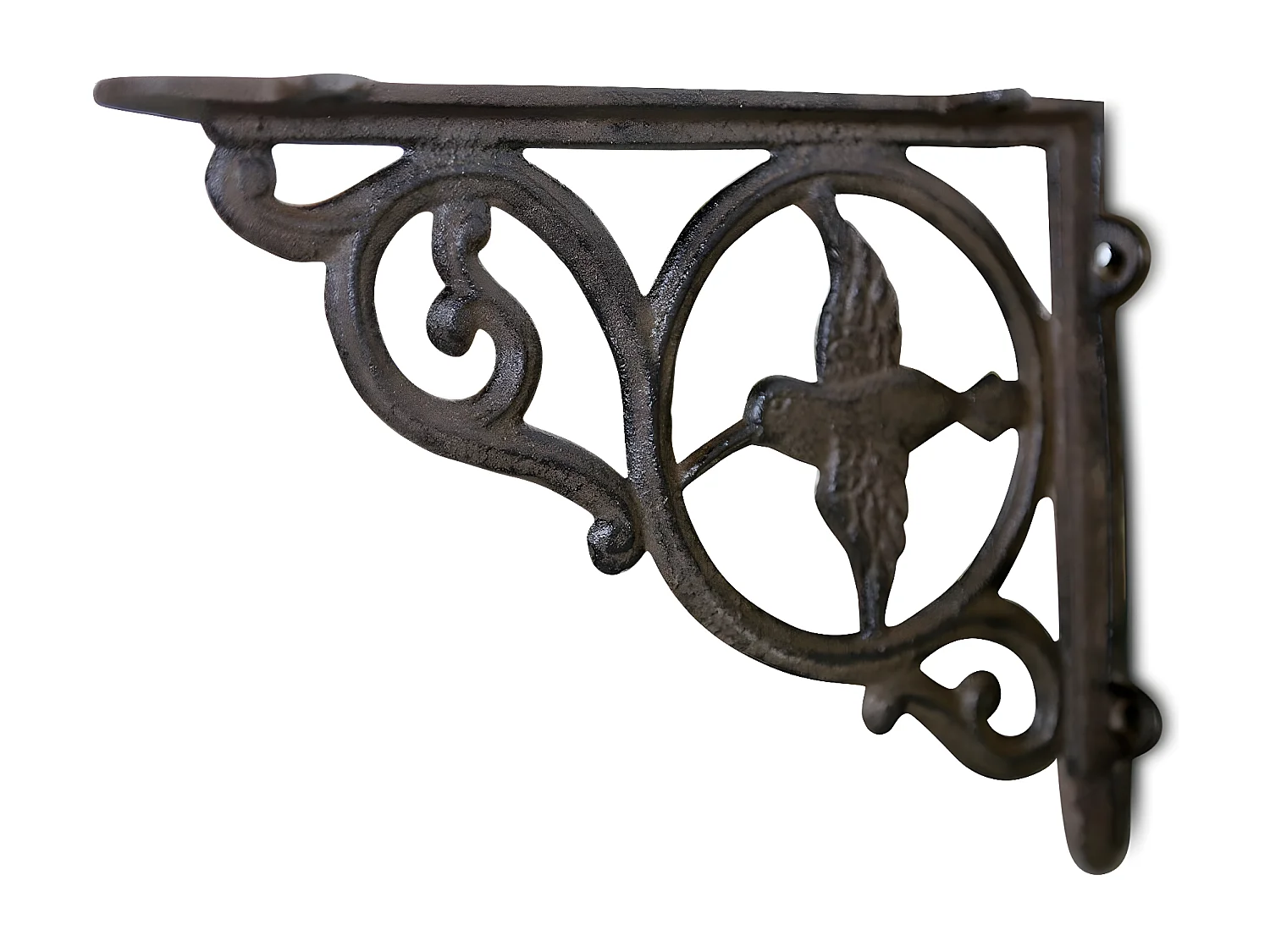 Crédence oiseau fonte Fonte Marron - Décoration d'Autrefois