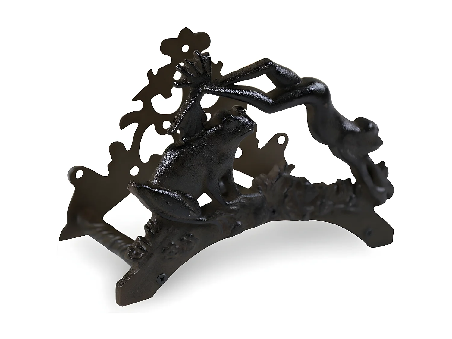 Support tuyau arrosage fonte Fonte Marron - Décoration d'Autrefois