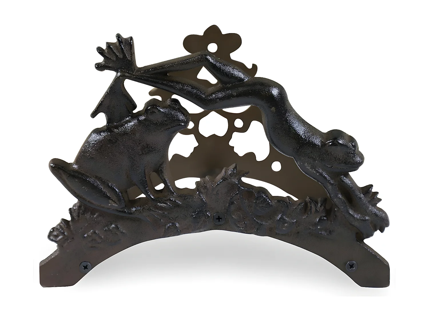 Support tuyau arrosage fonte Fonte Marron - Décoration d'Autrefois