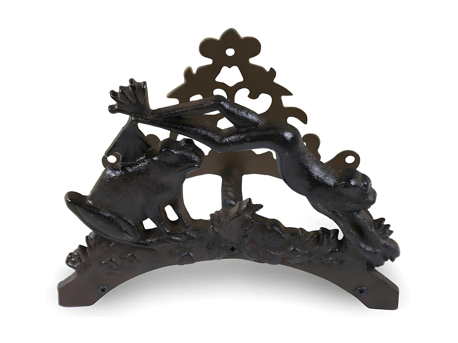 Support tuyau arrosage fonte Fonte Marron - Décoration d'Autrefois