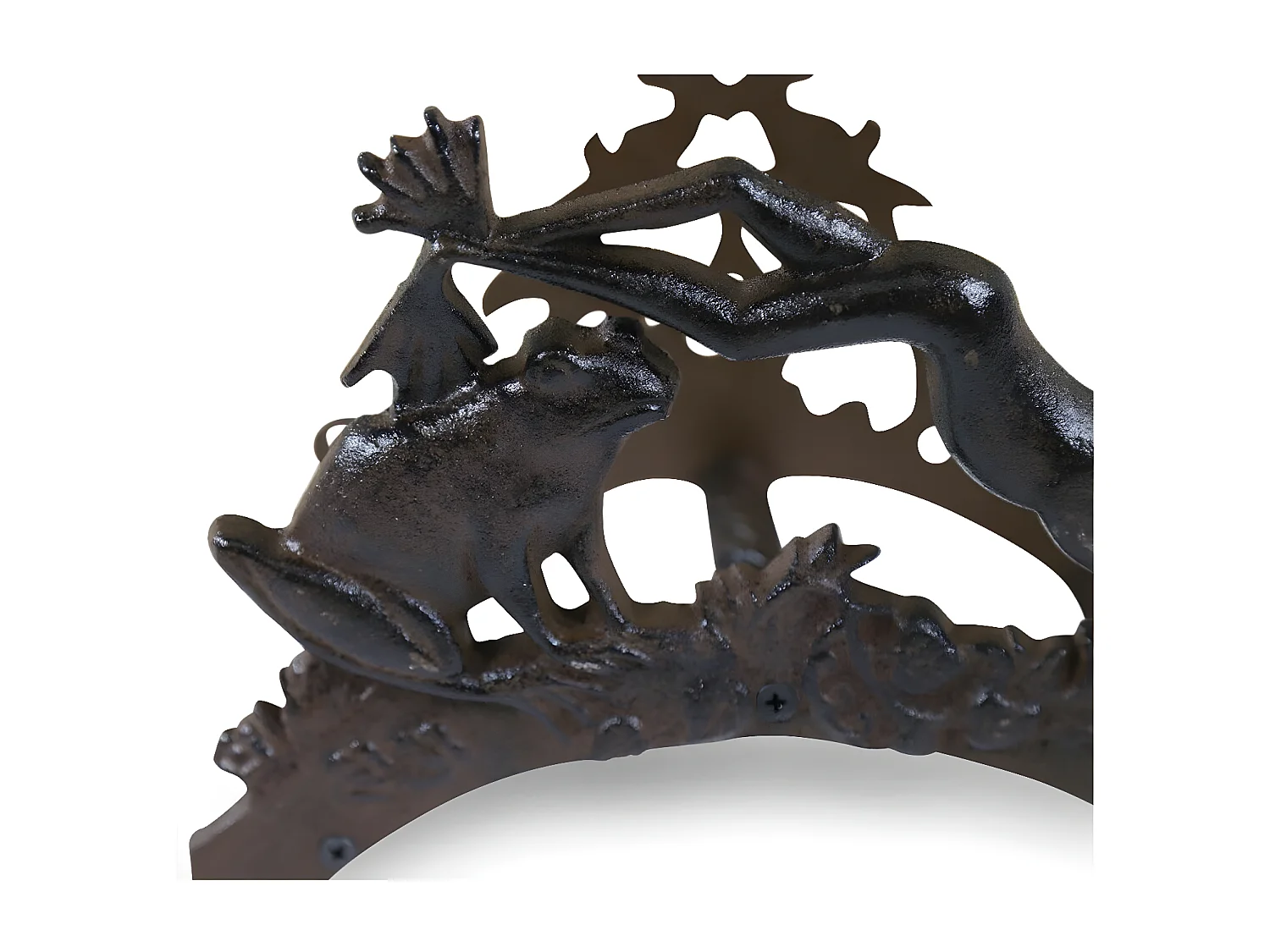 Support tuyau arrosage fonte Fonte Marron - Décoration d'Autrefois