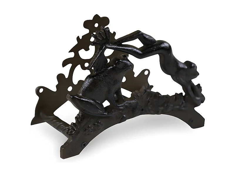 Support tuyau arrosage fonte Fonte Marron - Décoration d'Autrefois