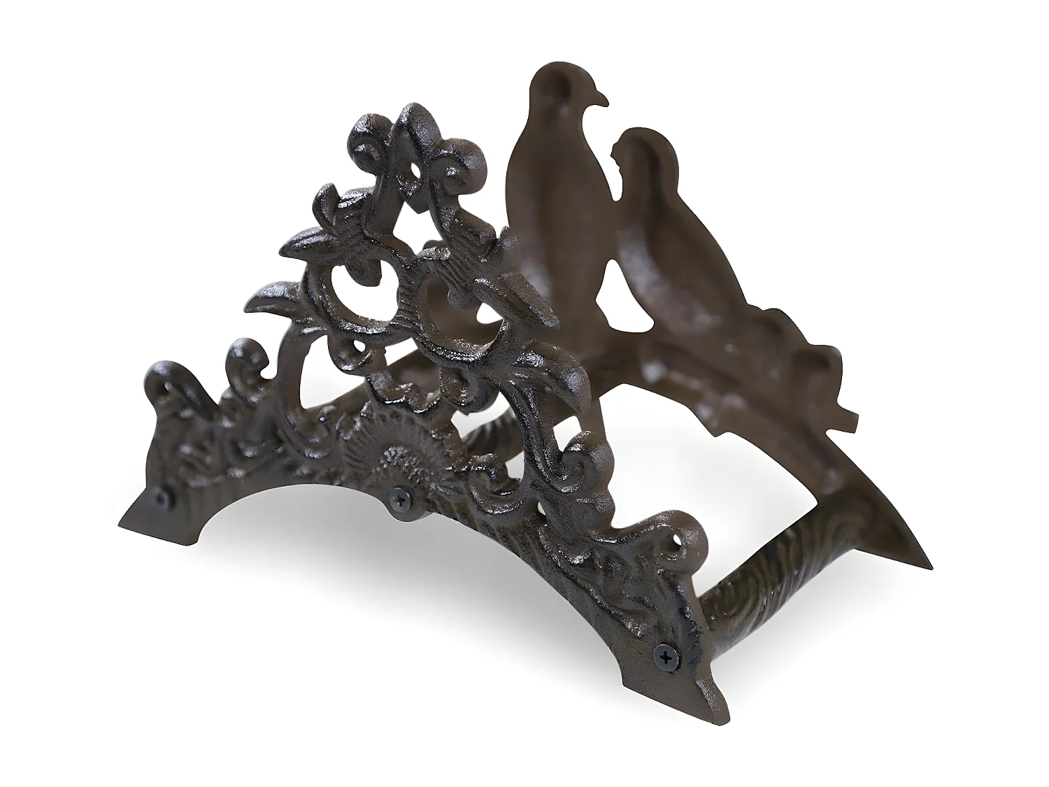 Support tuyau arrosage fonte Fonte Marron - Décoration d'Autrefois