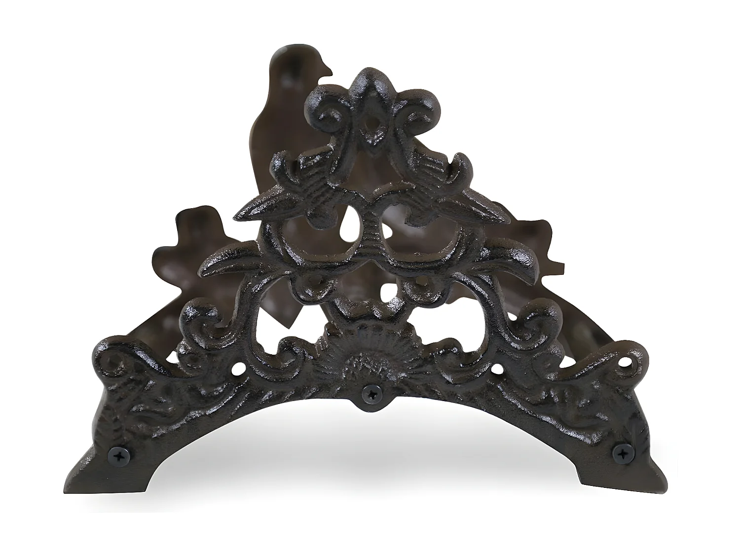 Support tuyau arrosage fonte Fonte Marron - Décoration d'Autrefois