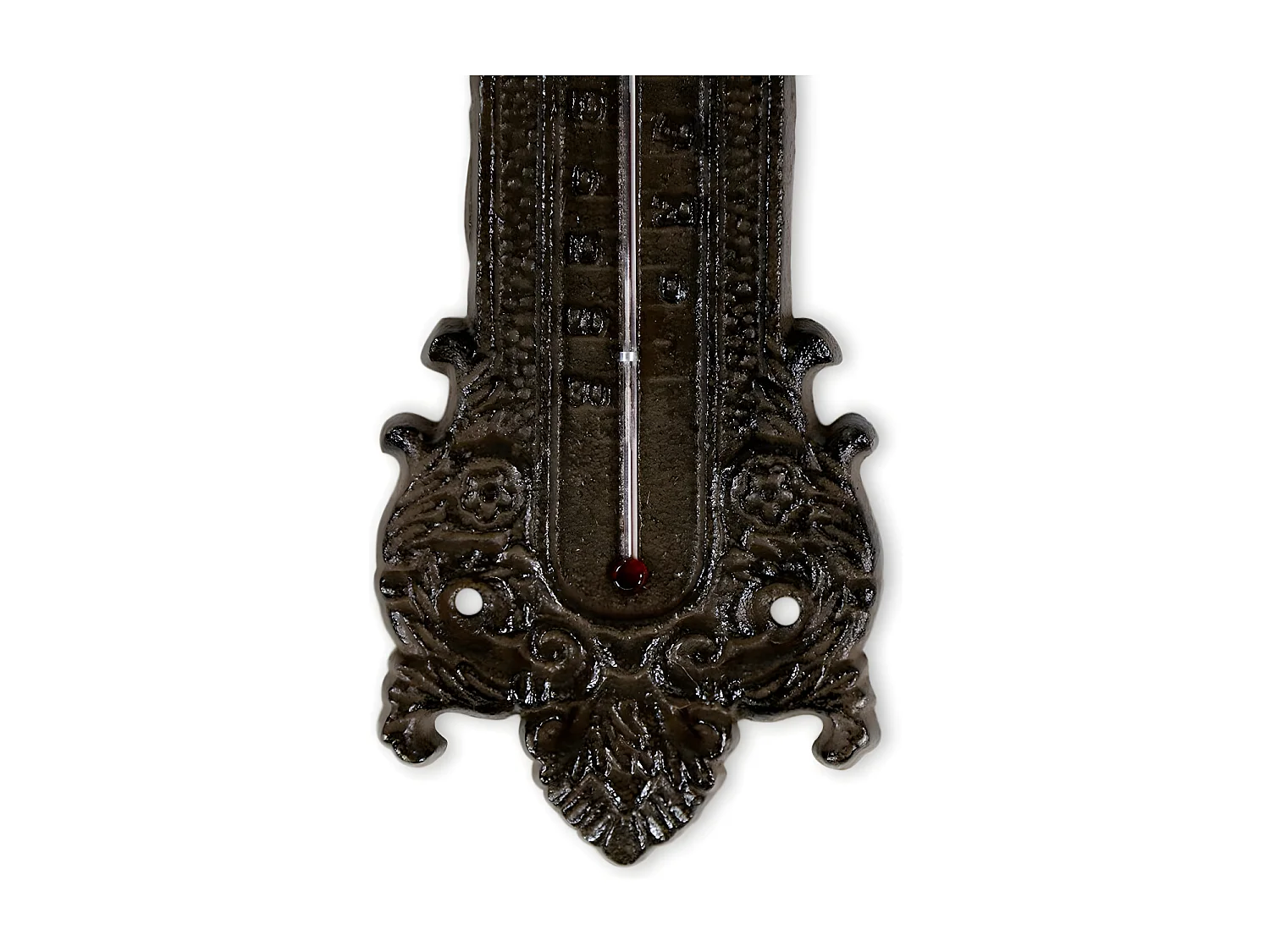 Thermomètre fonte Fonte Marron - Décoration d'Autrefois