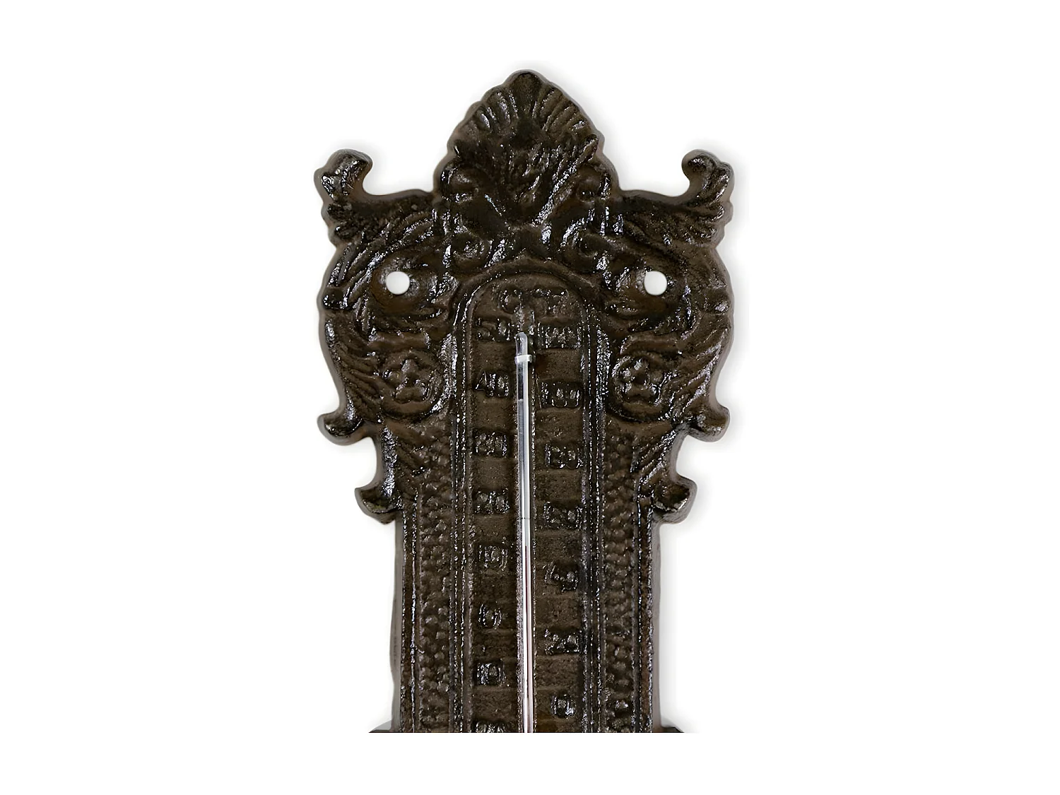 Thermomètre fonte Fonte Marron - Décoration d'Autrefois