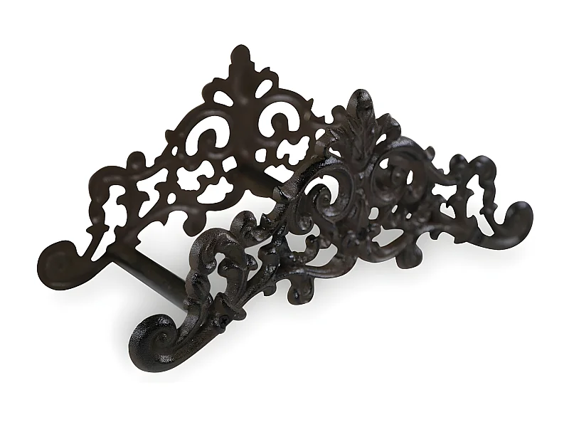 Support tuyau arrosage fonte Fonte Marron - Décoration d'Autrefois