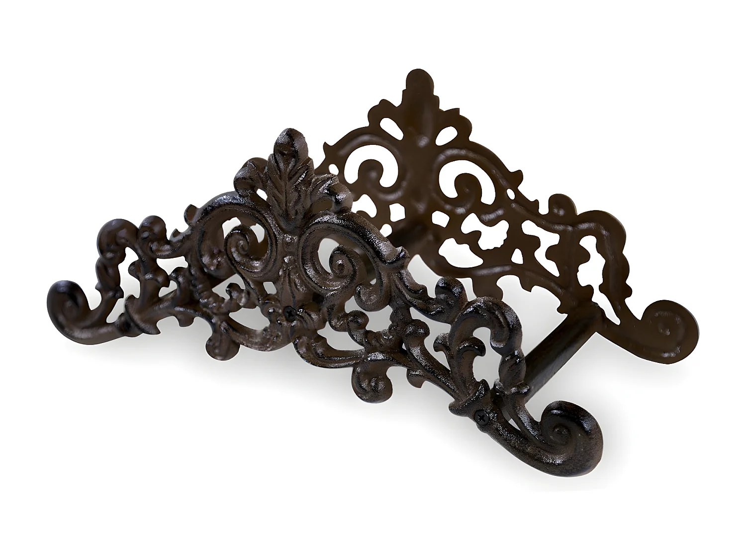 Support tuyau arrosage fonte Fonte Marron - Décoration d'Autrefois