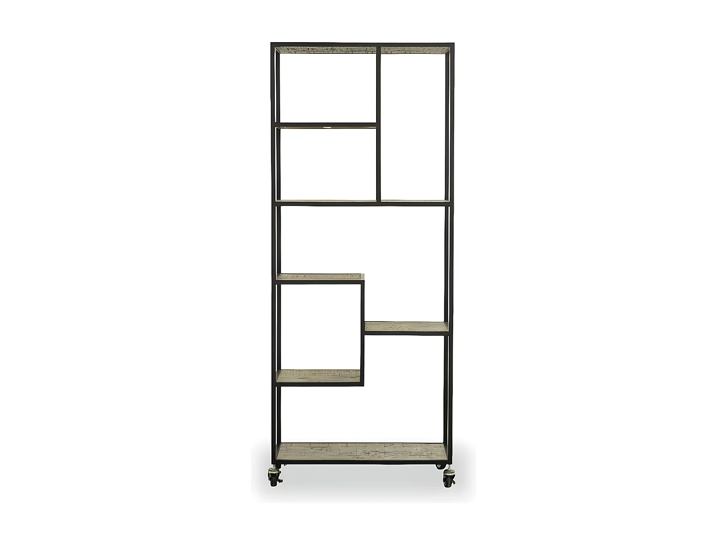 Bibliothèque Bois Marron - Sylvanie Décoration d'Autrefois