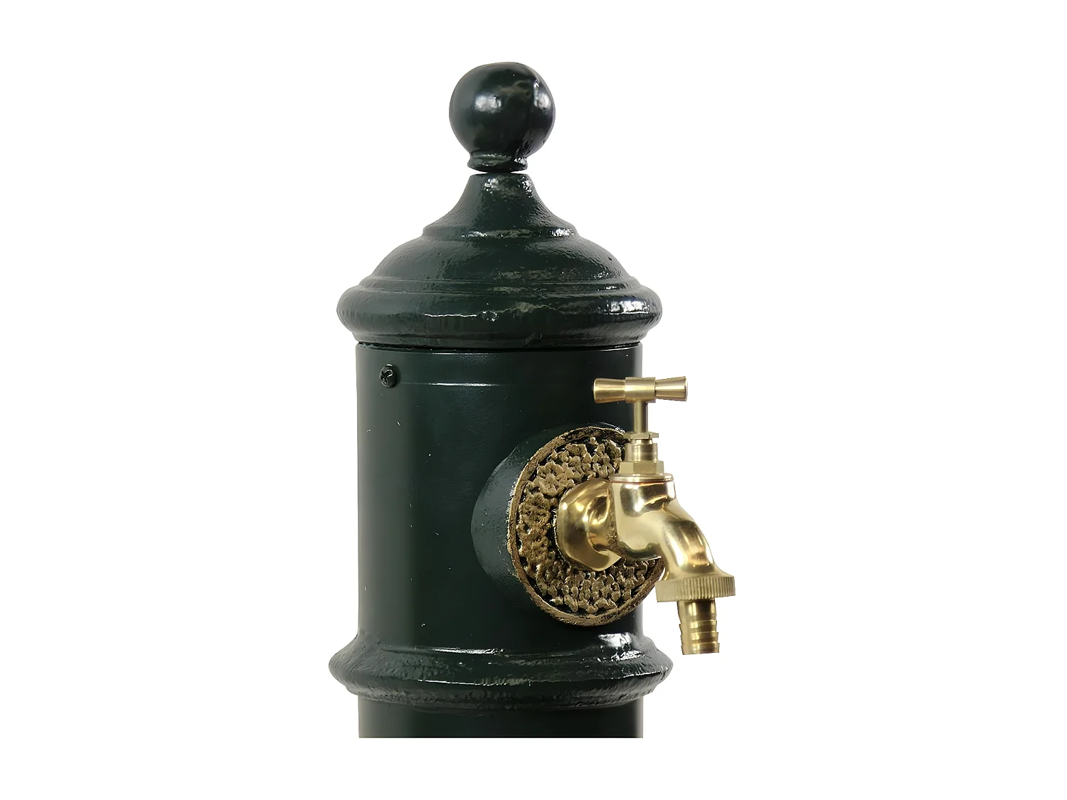 Fontaine de jardin Aluminium-Métal Vert - Décoration d'Autrefois