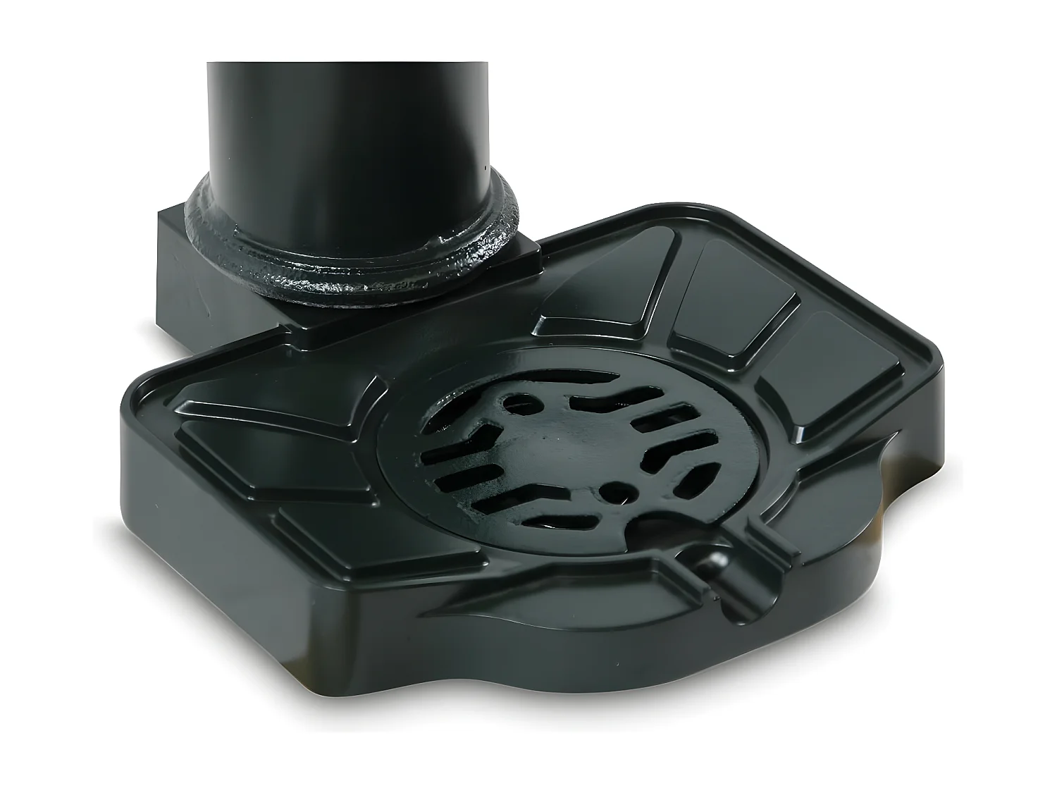 Fontaine de jardin Aluminium-Métal Vert - Décoration d'Autrefois