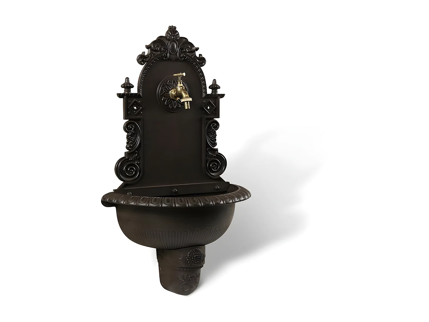 Fontaine de jardin Aluminium Marron - Décoration d'Autrefois