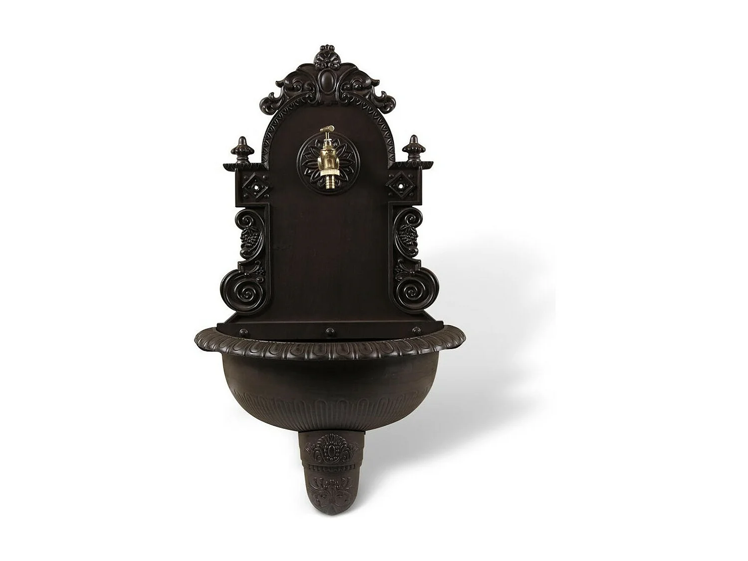 Fontaine de jardin Aluminium Marron - Décoration d'Autrefois