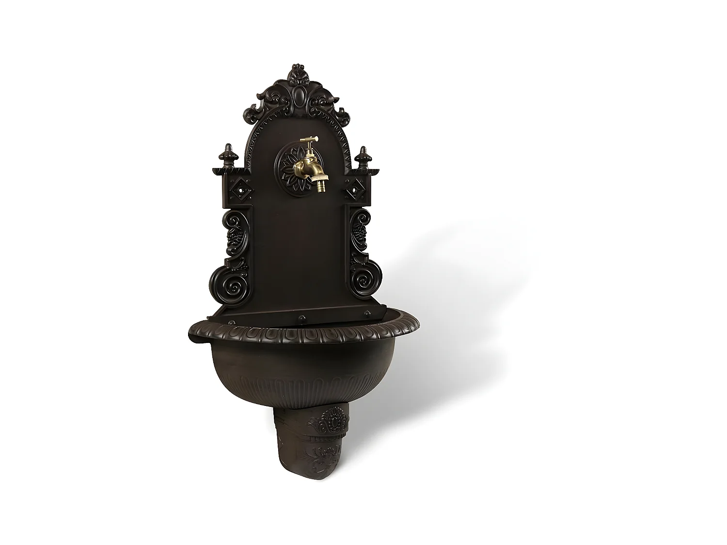Fontaine de jardin Aluminium Marron - Décoration d'Autrefois