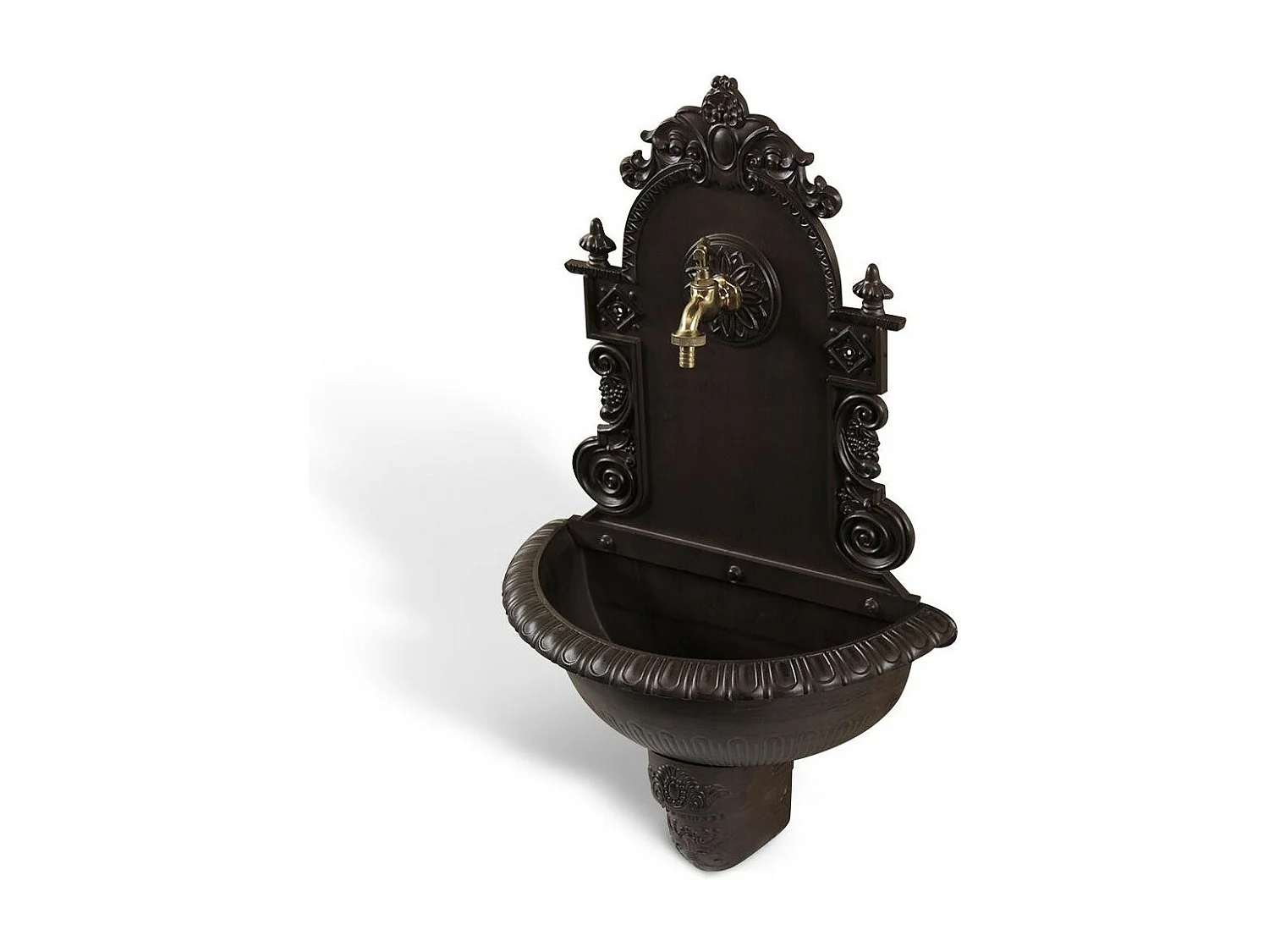 Fontaine de jardin Aluminium Marron - Décoration d'Autrefois