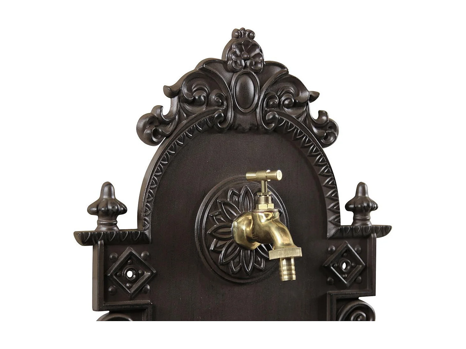 Fontaine de jardin Aluminium Marron - Décoration d'Autrefois