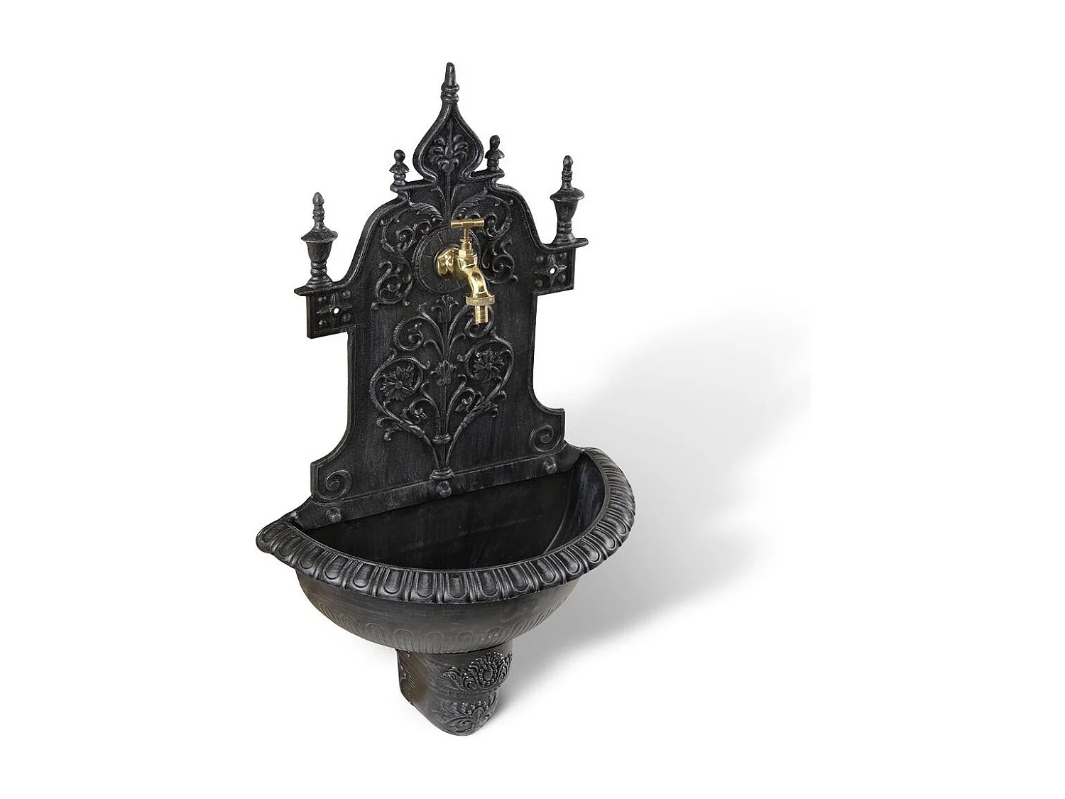 Fontaine de jardin Aluminium Gris - Décoration d'Autrefois