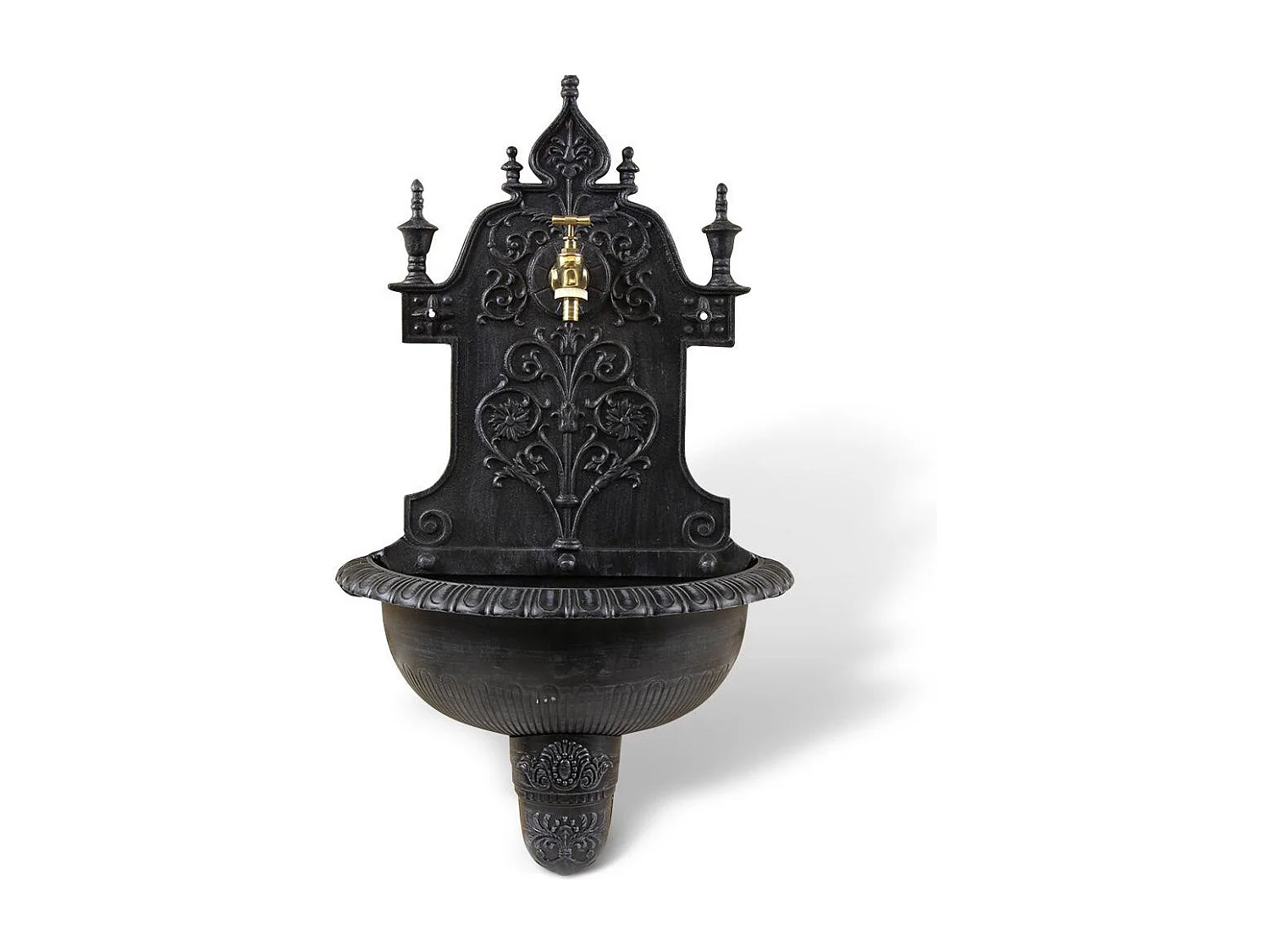 Fontaine de jardin Aluminium Gris - Décoration d'Autrefois