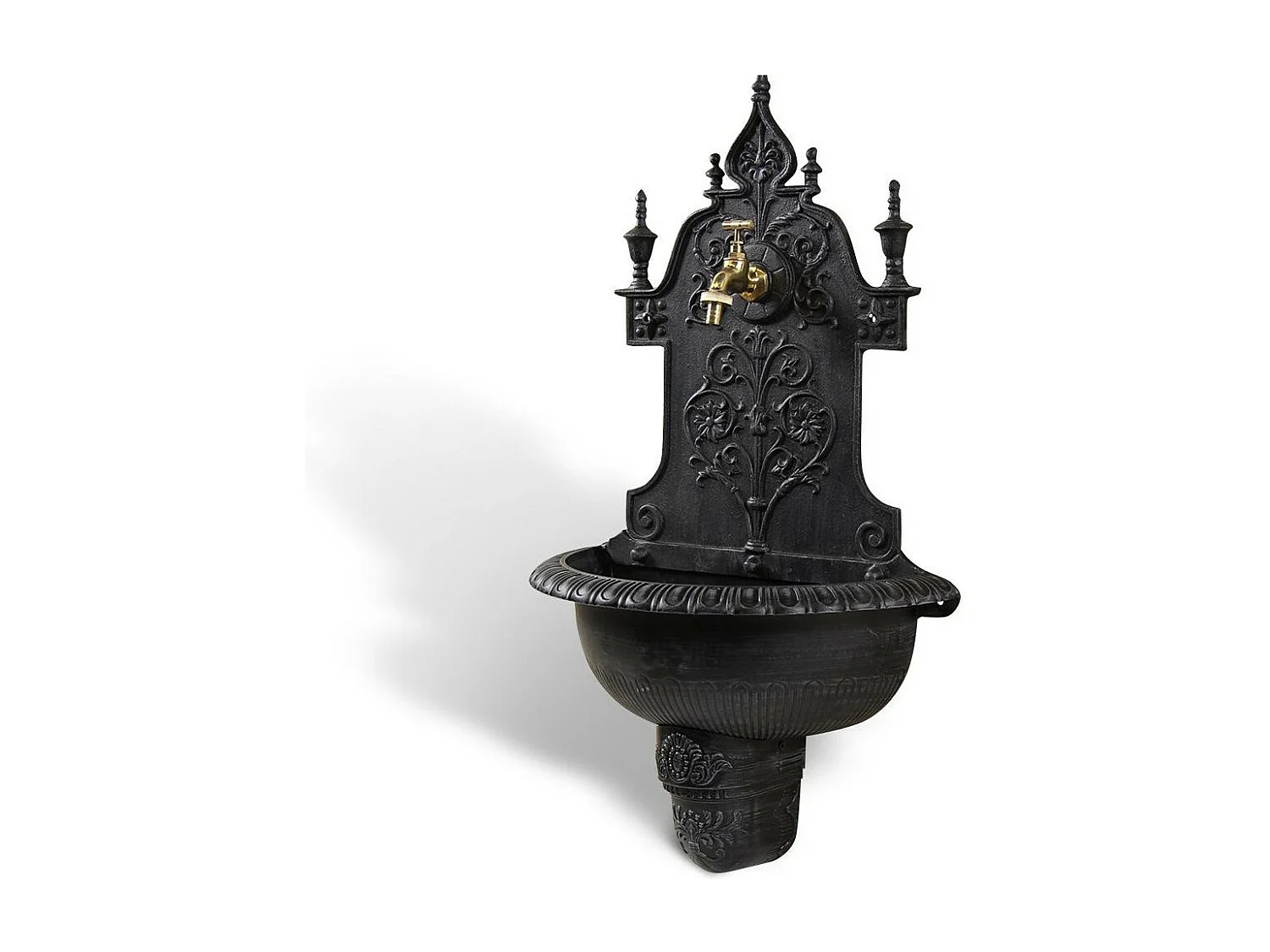 Fontaine de jardin Aluminium Gris - Décoration d'Autrefois