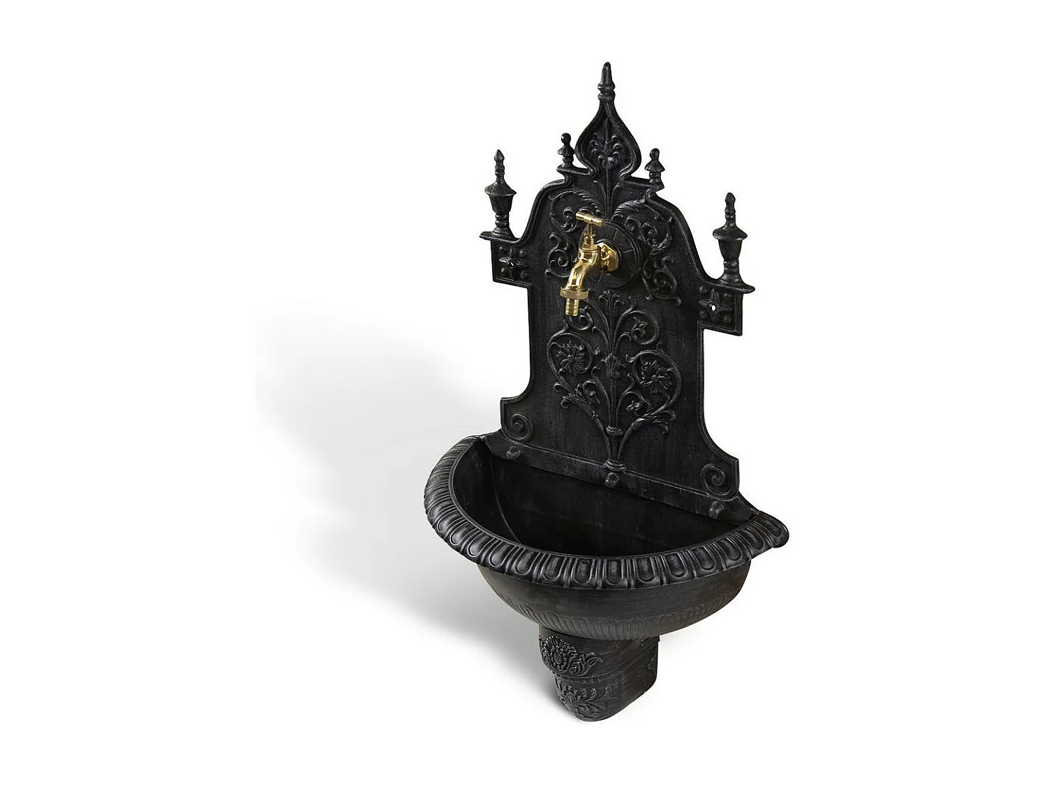 Fontaine de jardin Aluminium Gris - Décoration d'Autrefois