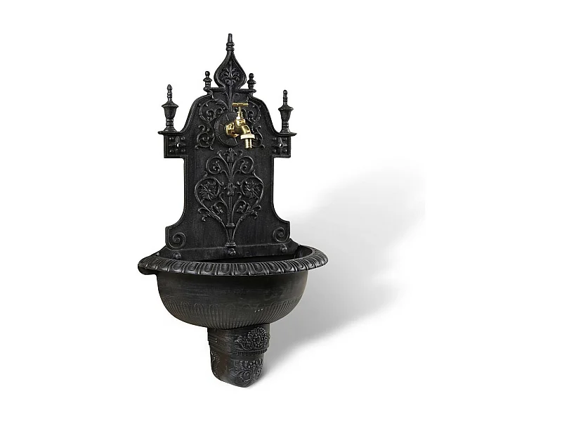 Fontaine de jardin Aluminium Gris - Décoration d'Autrefois