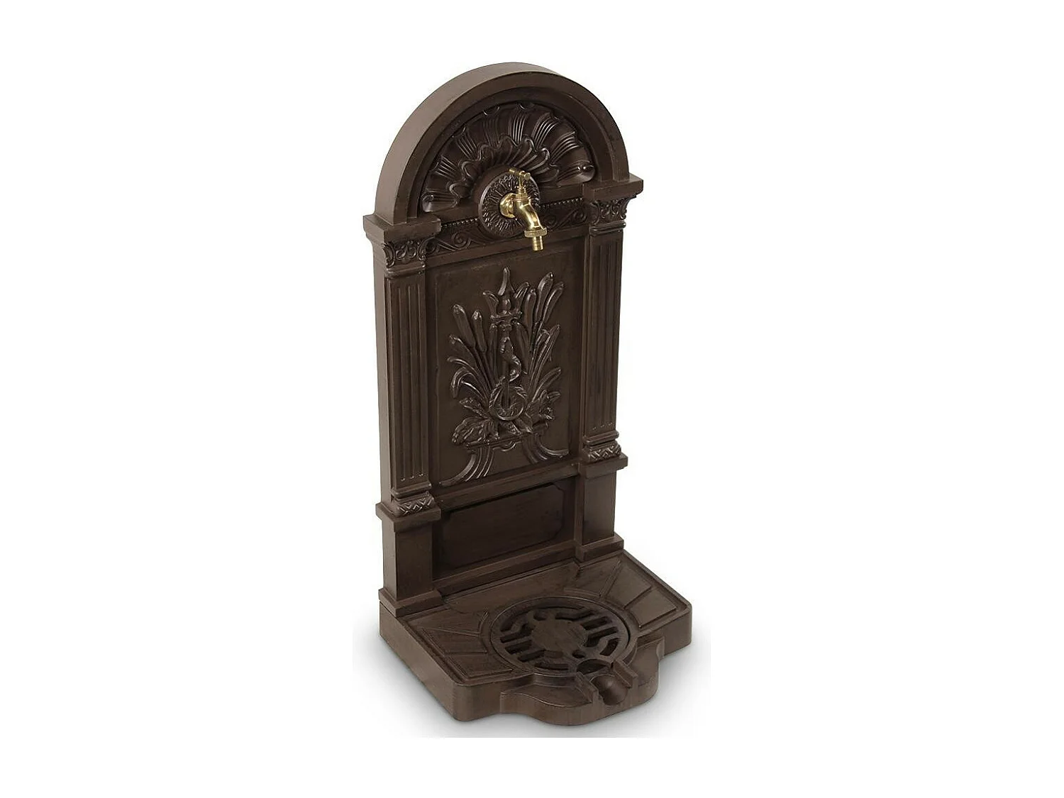 Fontaine de jardin Aluminium Marron - Décoration d'Autrefois