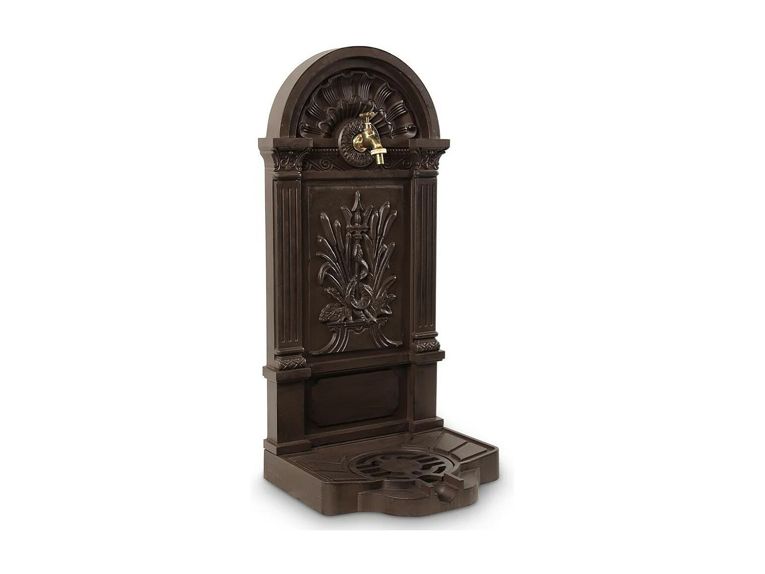 Fontaine de jardin Aluminium Marron - Décoration d'Autrefois