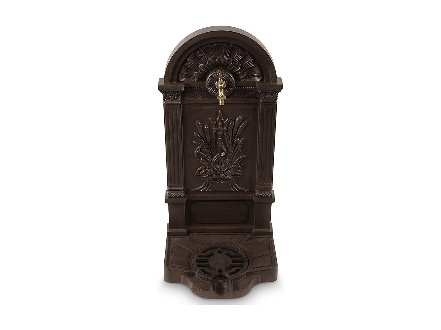 Fontaine de jardin Aluminium Marron - Décoration d'Autrefois