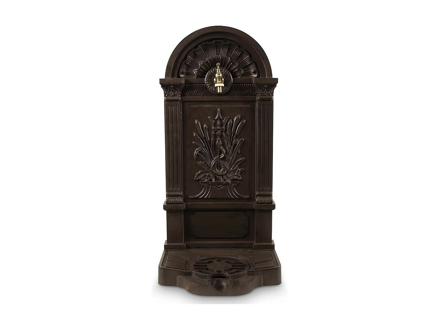 Fontaine de jardin Aluminium Marron - Décoration d'Autrefois