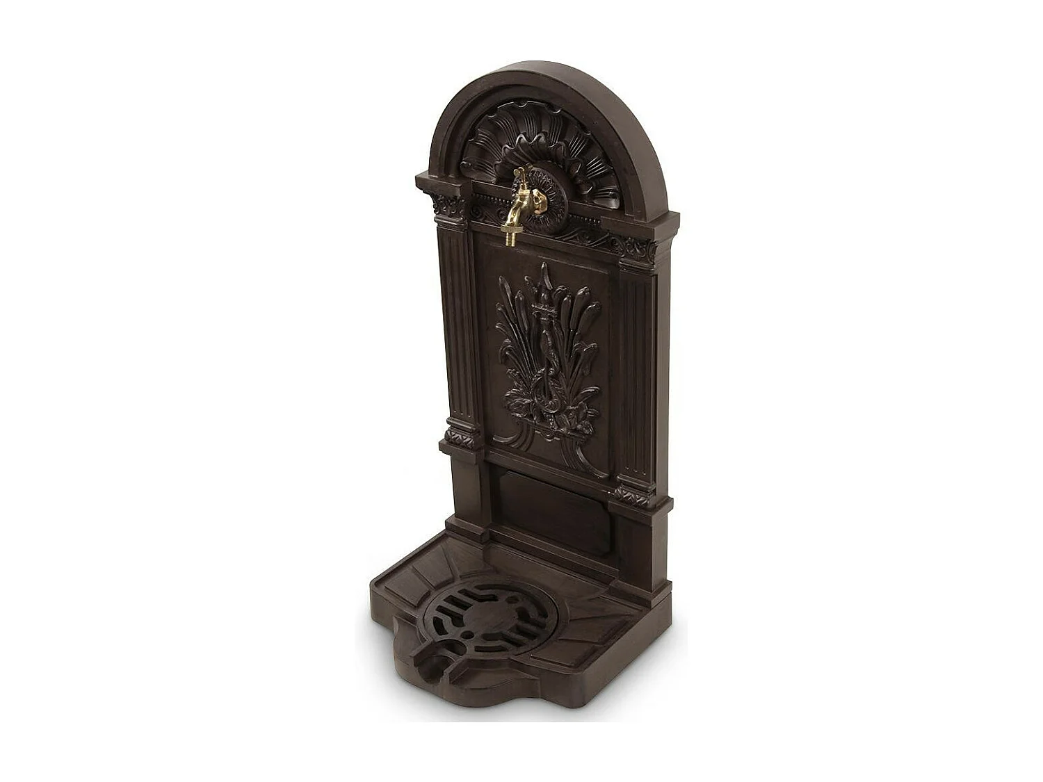 Fontaine de jardin Aluminium Marron - Décoration d'Autrefois