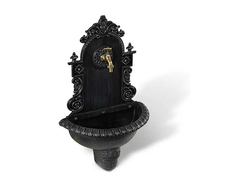 Fontaine de jardin Aluminium Gris - Décoration d'Autrefois