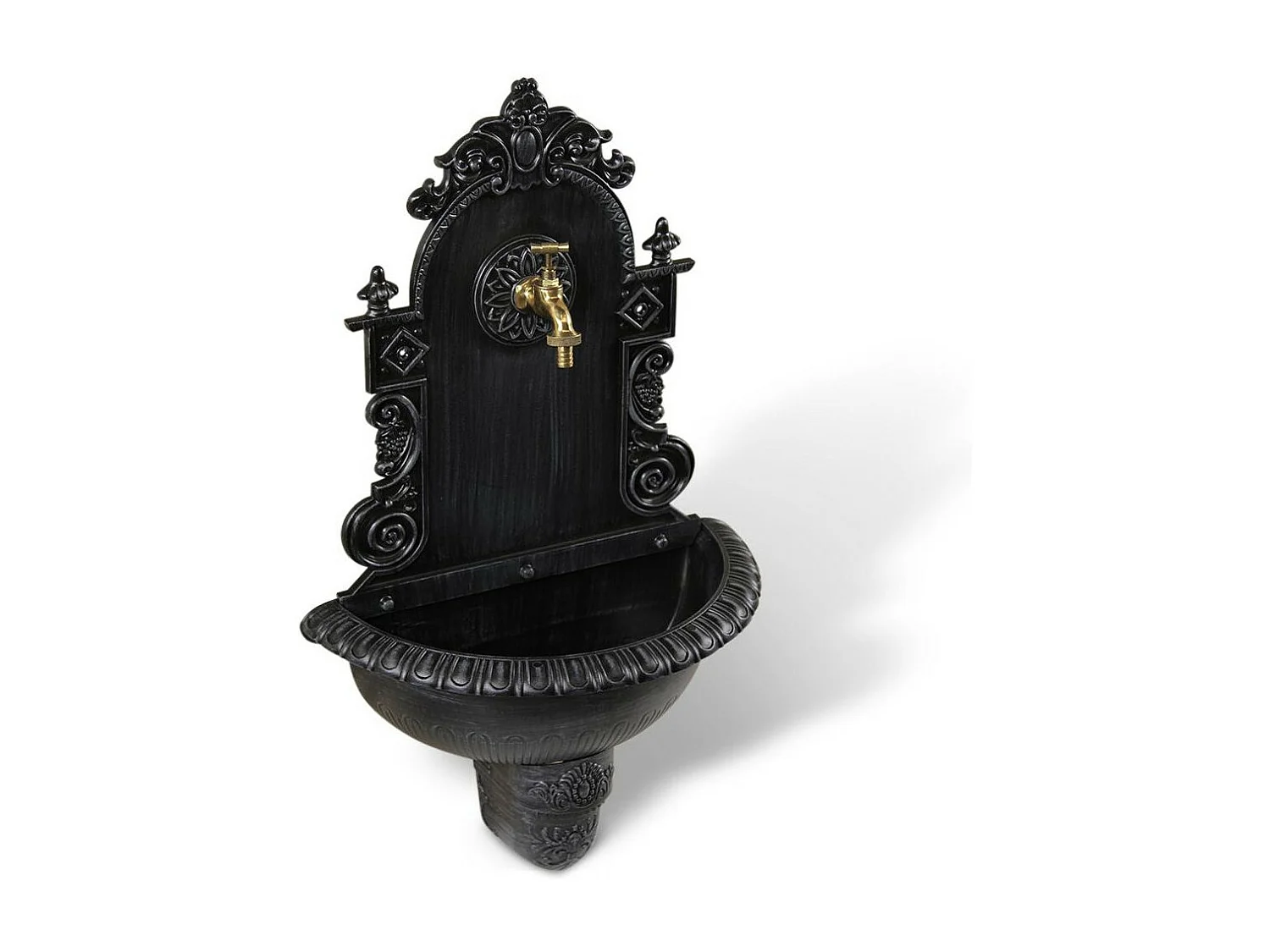 Fontaine de jardin Aluminium Gris - Décoration d'Autrefois