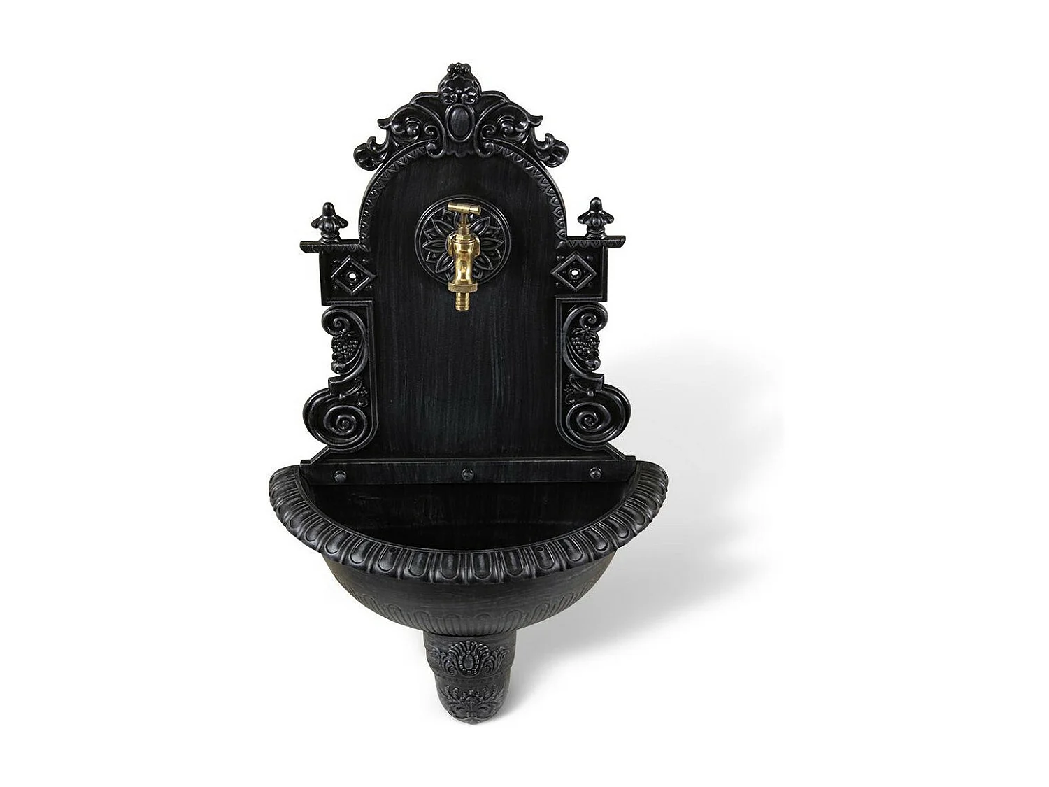 Fontaine de jardin Aluminium Gris - Décoration d'Autrefois