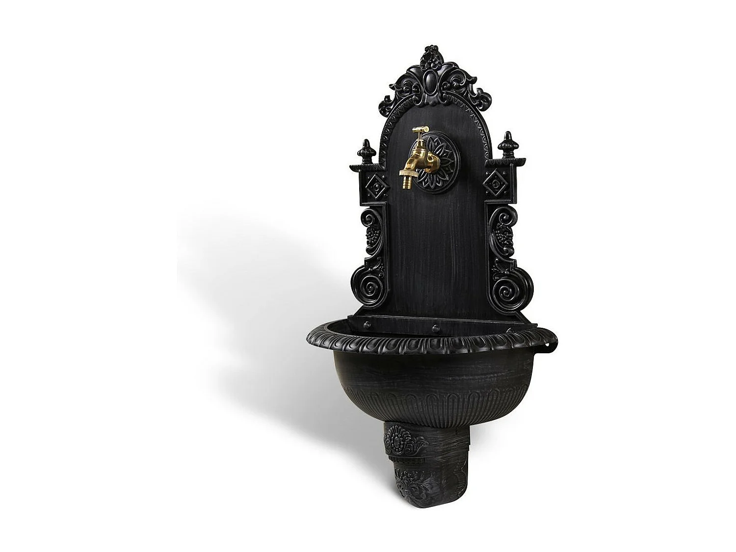 Fontaine de jardin Aluminium Gris - Décoration d'Autrefois