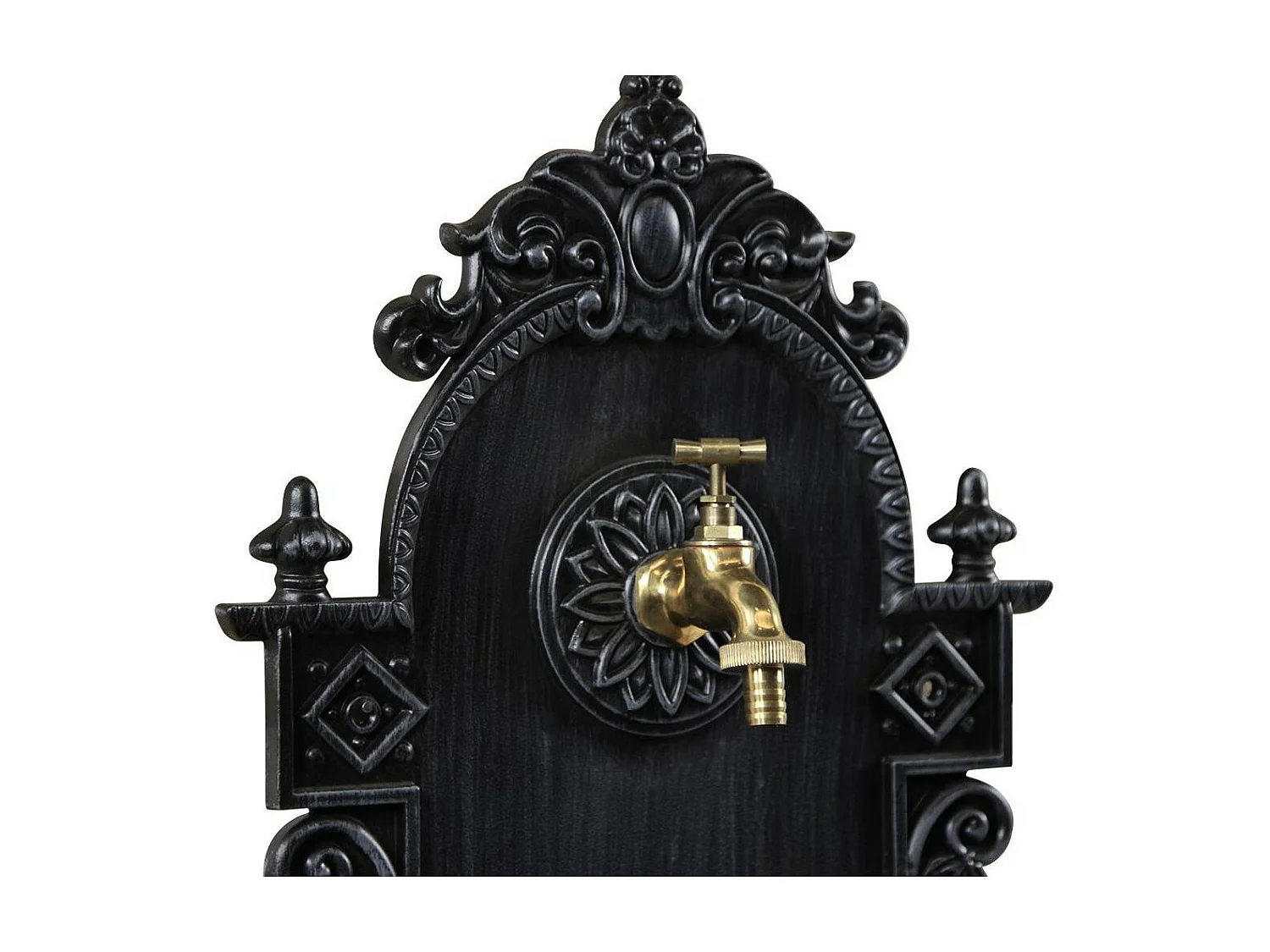 Fontaine de jardin Aluminium Gris - Décoration d'Autrefois