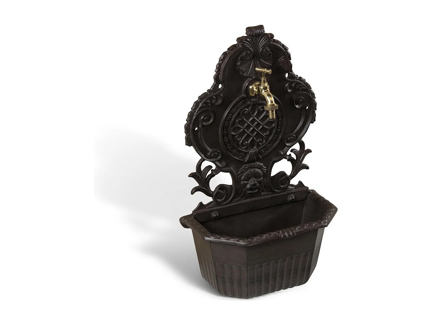 Fontaine de jardin Aluminium Marron - Décoration d'Autrefois